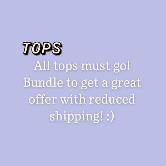 All Tops Must Go! - Picture 1 of 1